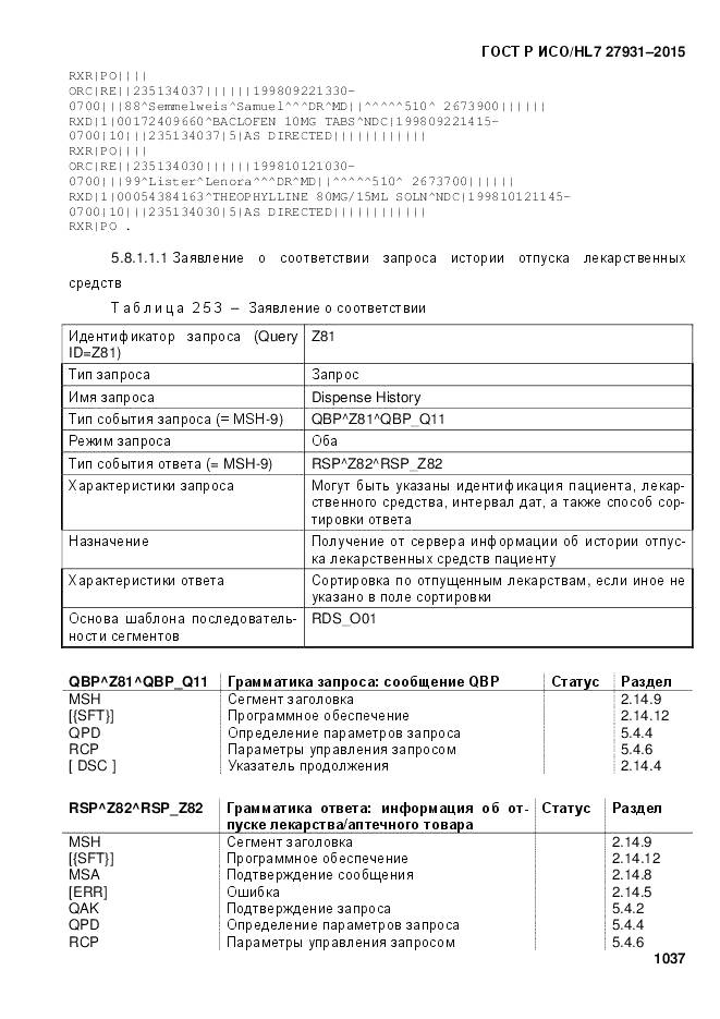 ГОСТ Р ИСО/HL 7 27931-2015, страница 1044